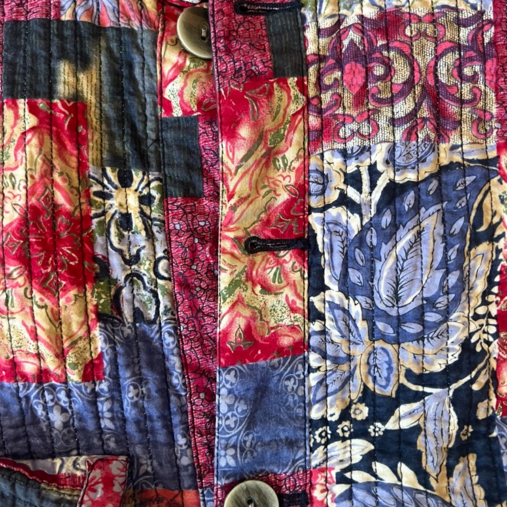Vintage Patchwork Quilted Jacket - image 2
